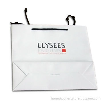 Eco-friendly Paper Bag, Made of 180gsm, C1S Art Paper, Measuring 35 x 10 x 25cm
